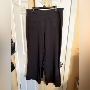 Halara High Waisted Button Multiple Pockets Straight Leg Casual Plus Size Pants